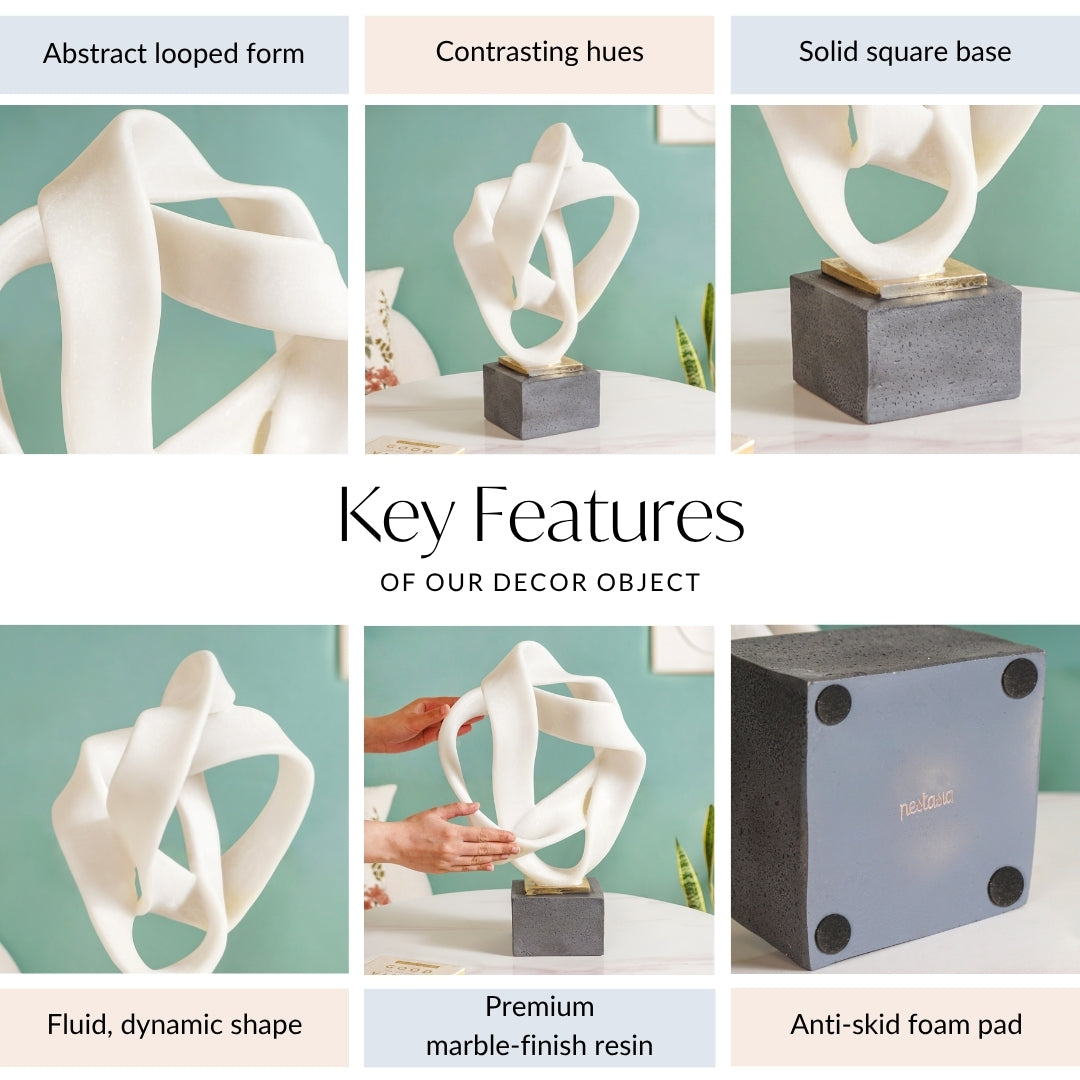 Contemporary Endless Loop Artistic Figurine Large