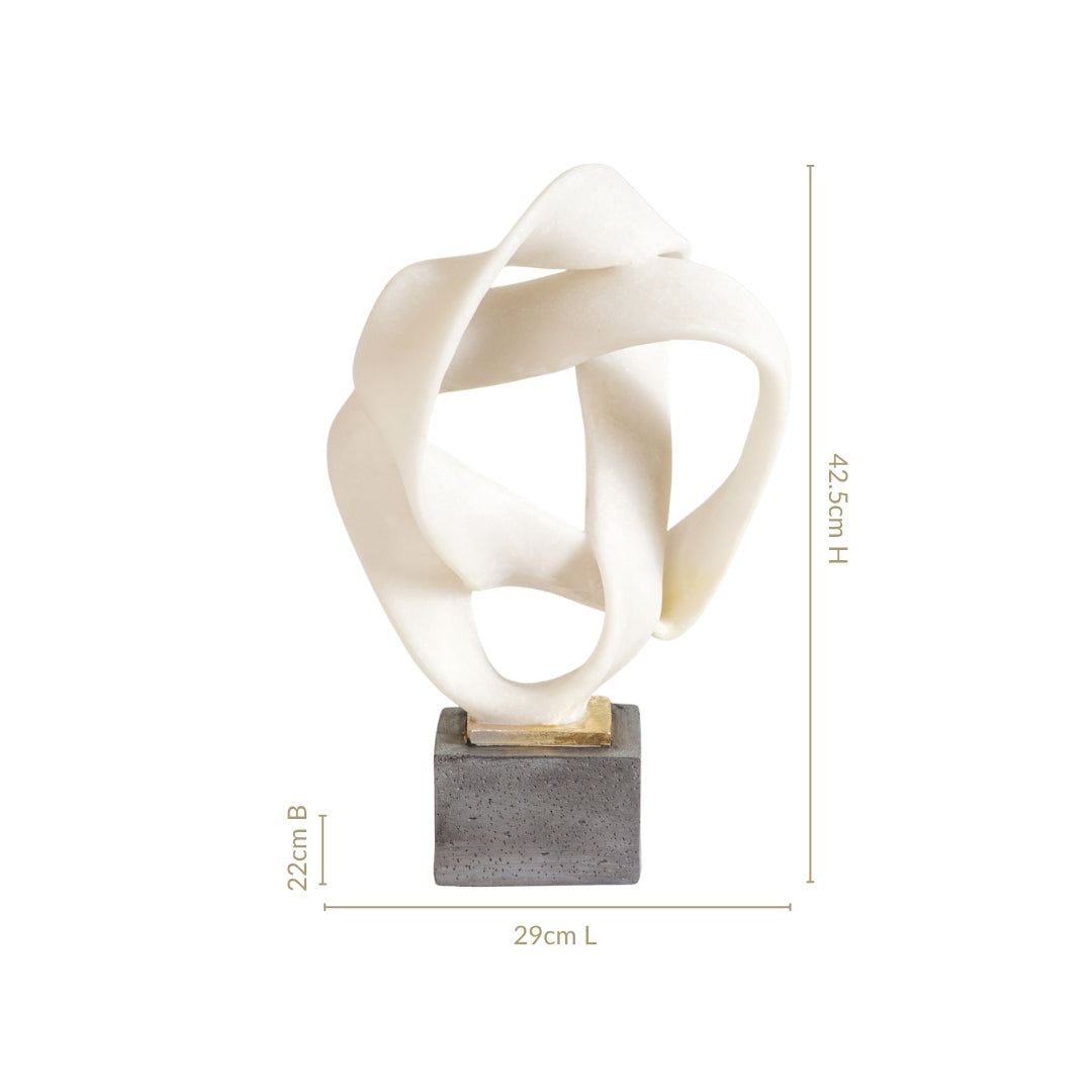 Contemporary Endless Loop Artistic Figurine Large