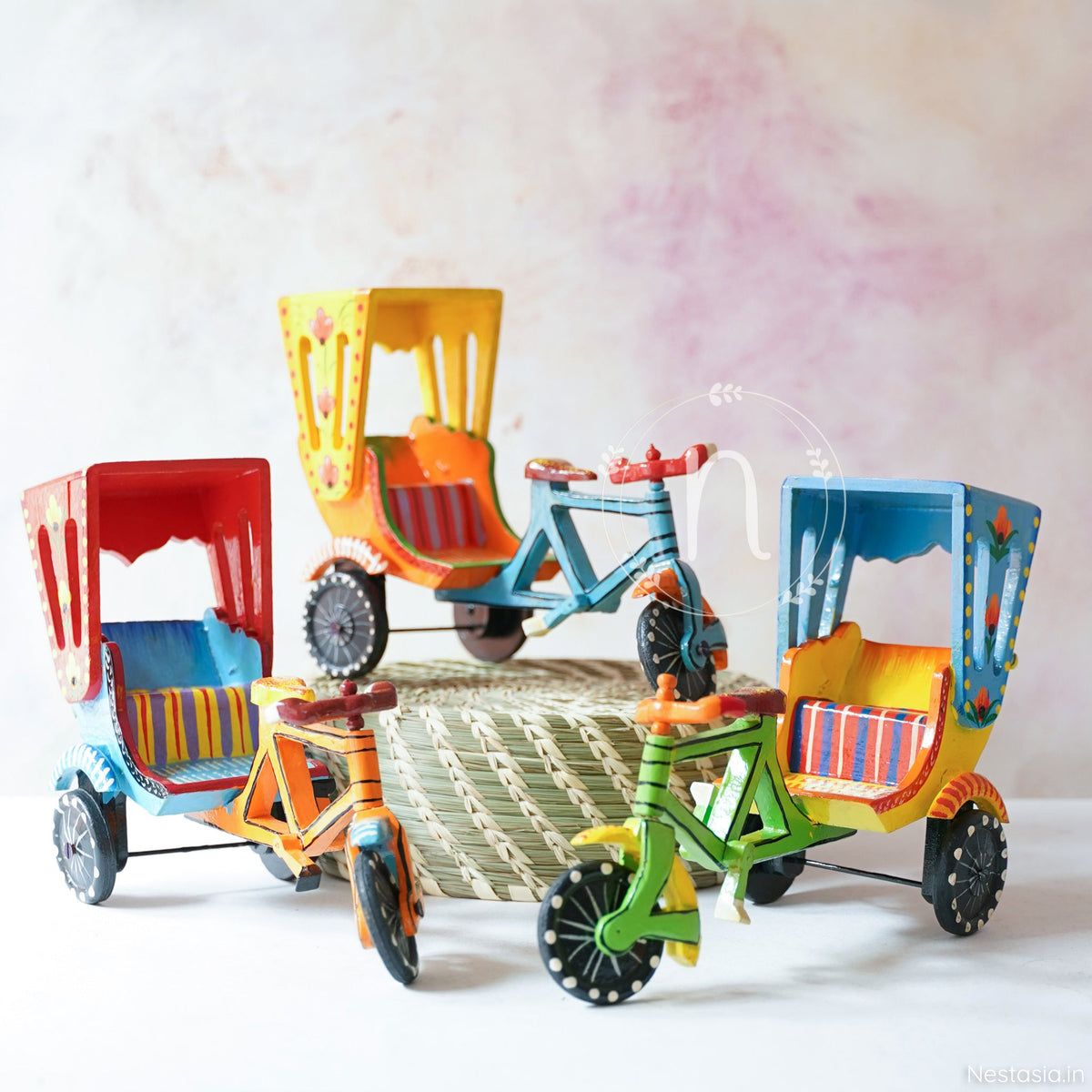 Wooden Rickshaw