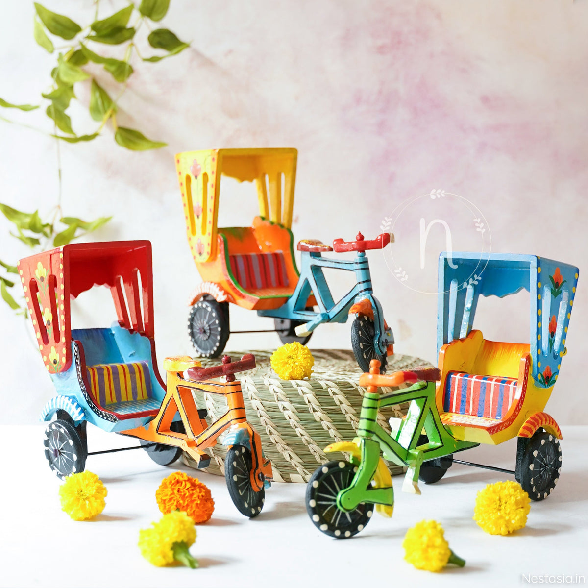 Wooden Rickshaw