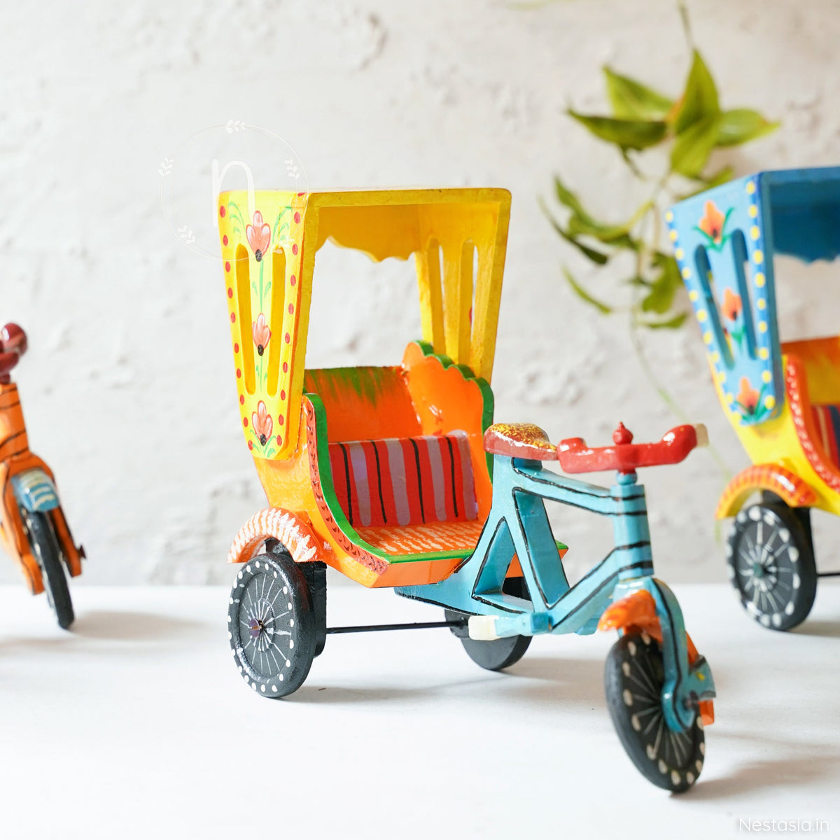 Wooden Rickshaw