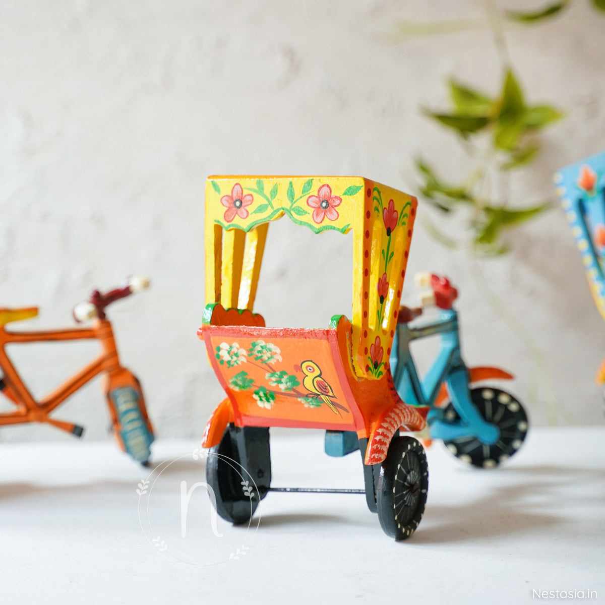 Wooden Rickshaw