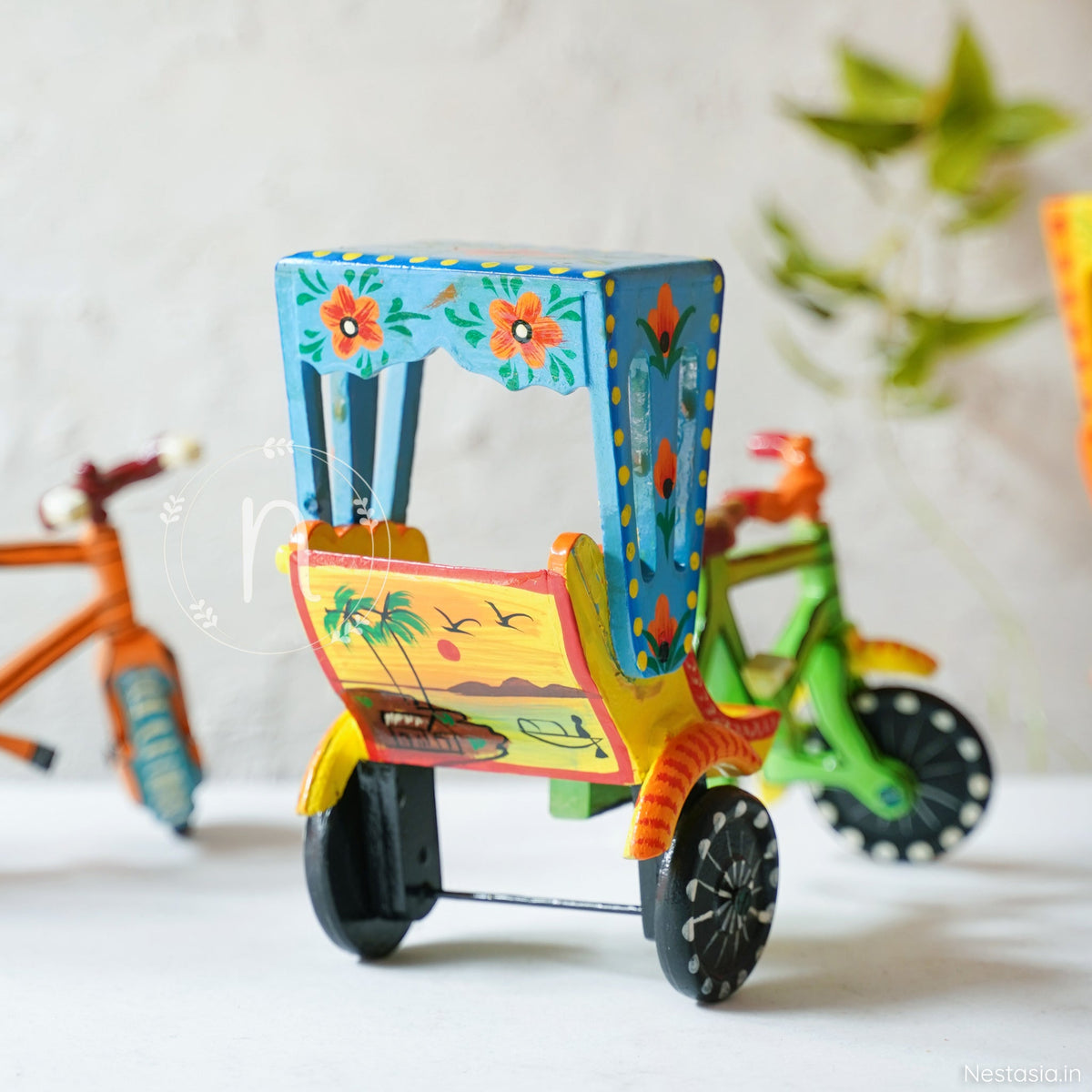 Wooden Rickshaw