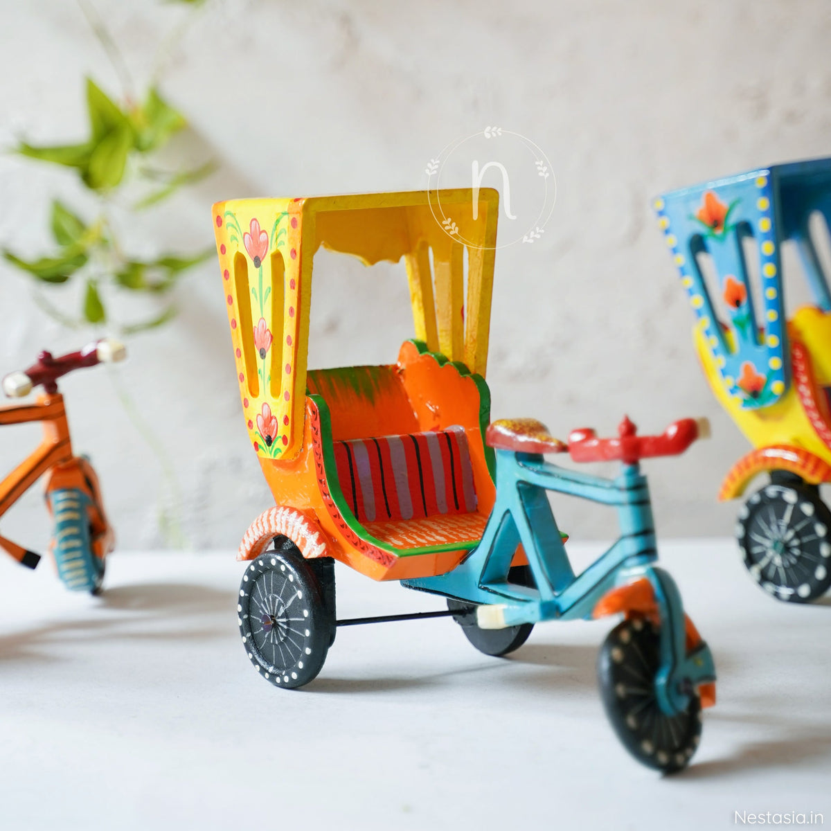 Wooden Rickshaw