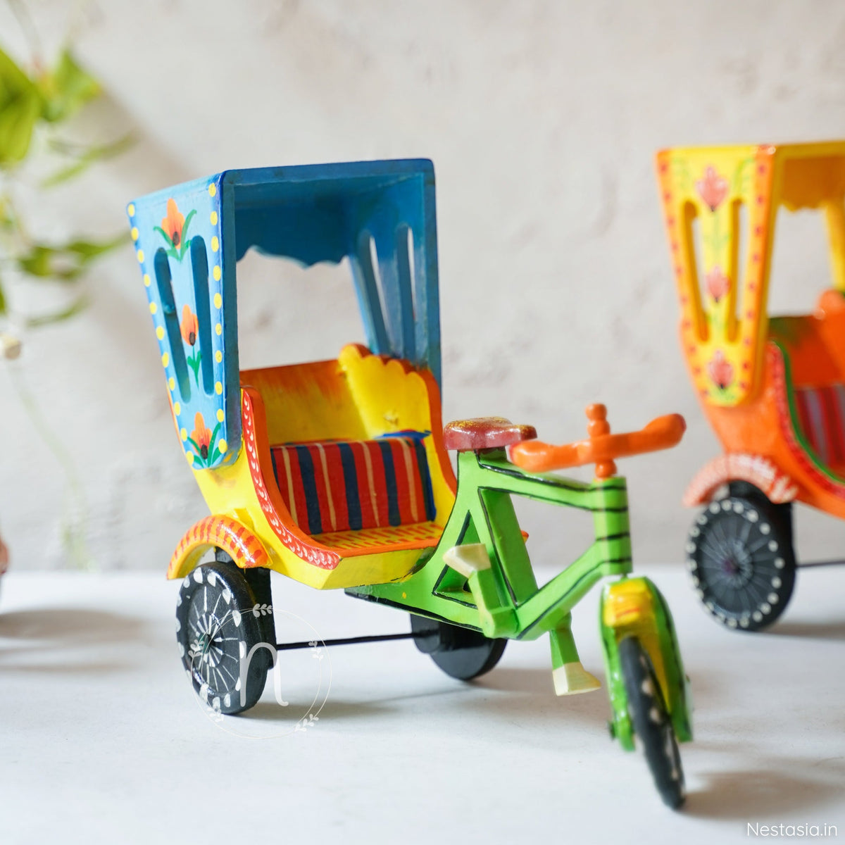 Wooden Rickshaw