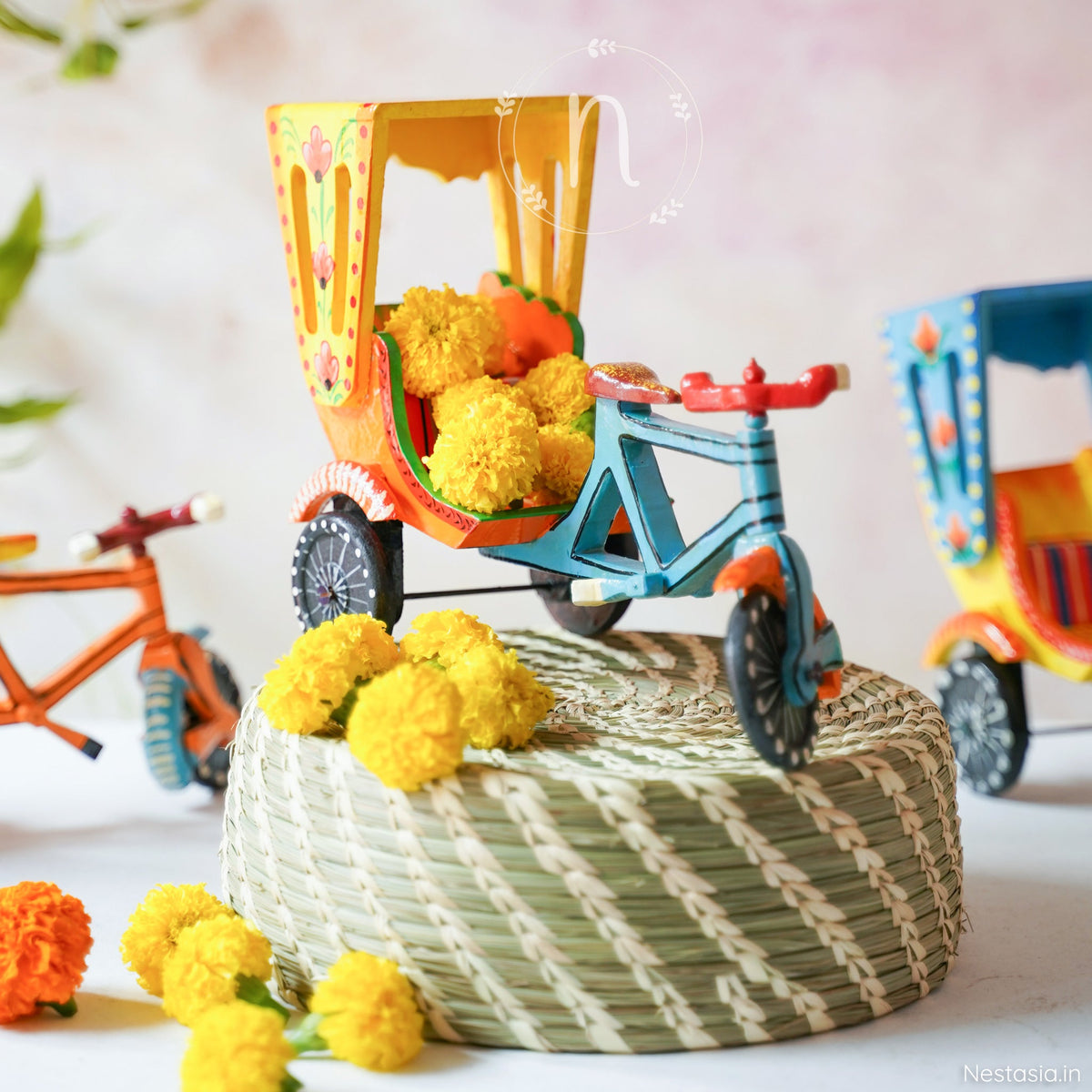 Wooden Rickshaw