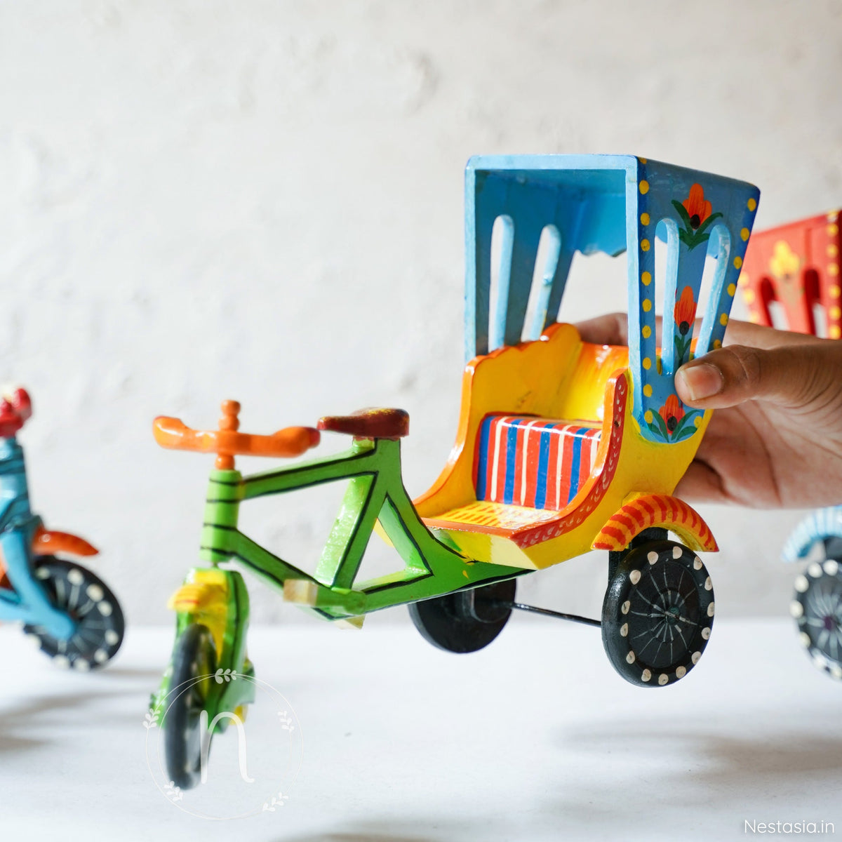 Wooden Rickshaw