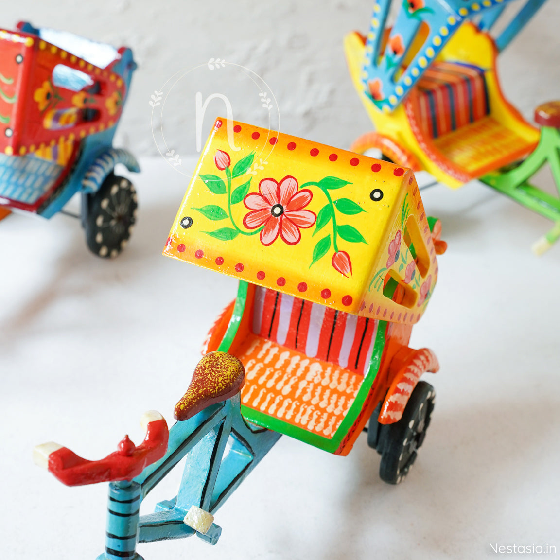 Wooden Rickshaw