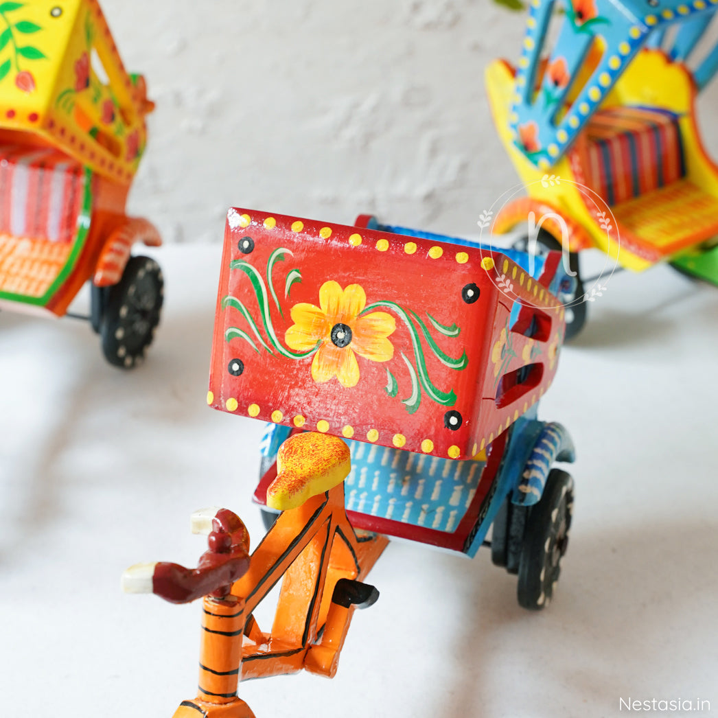 Wooden Rickshaw