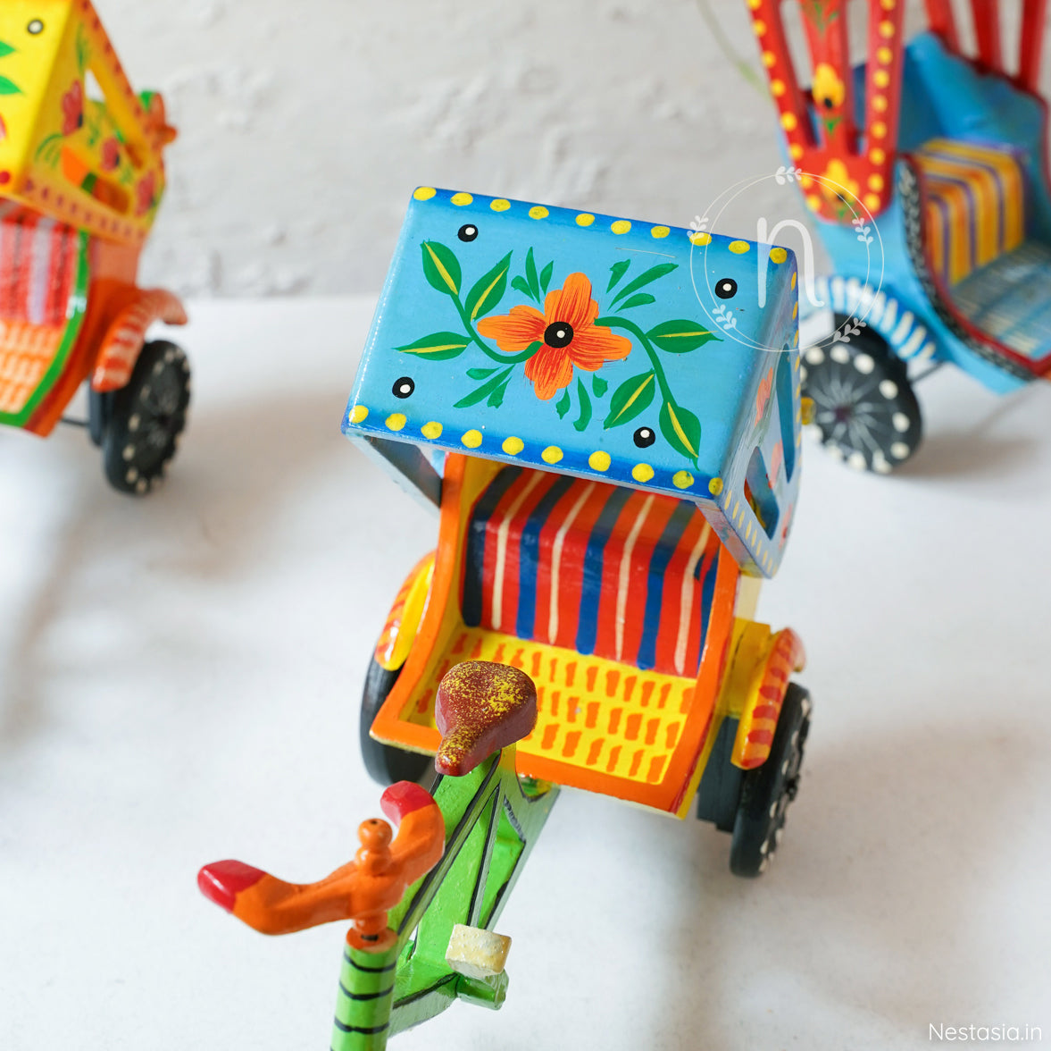 Wooden Rickshaw