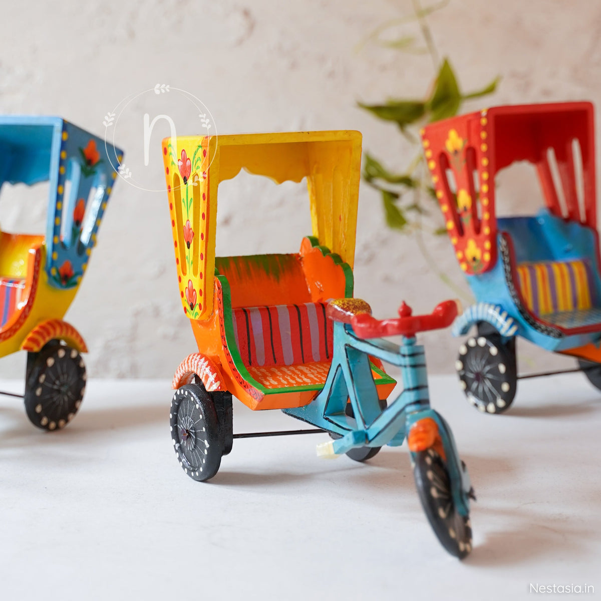 Wooden Rickshaw