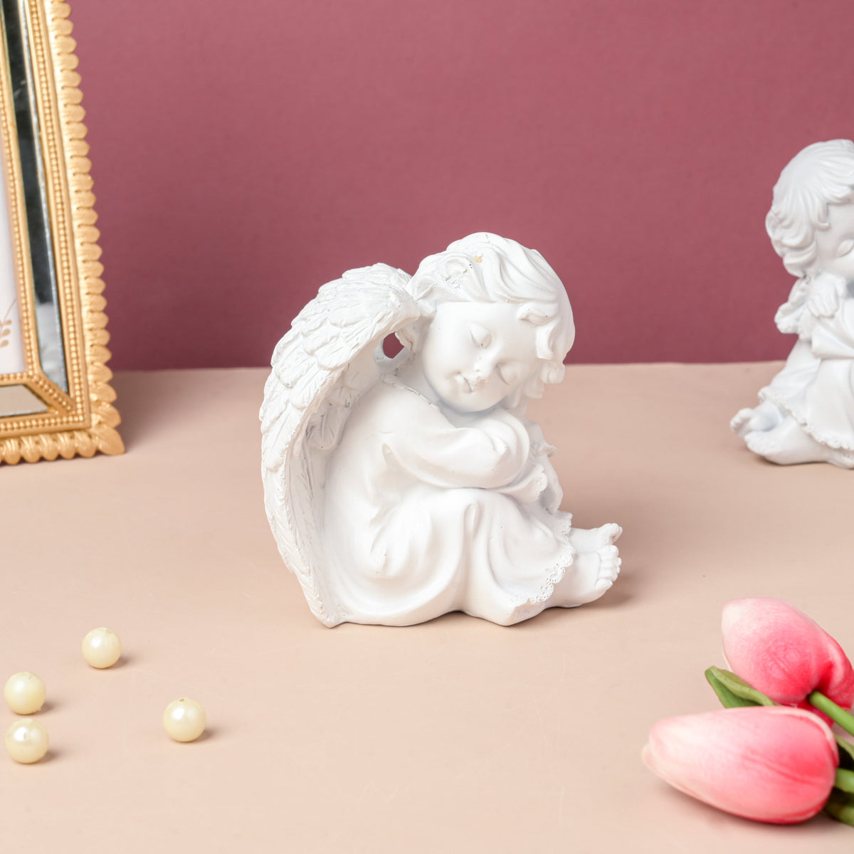 Sleeping Angel Statue Right