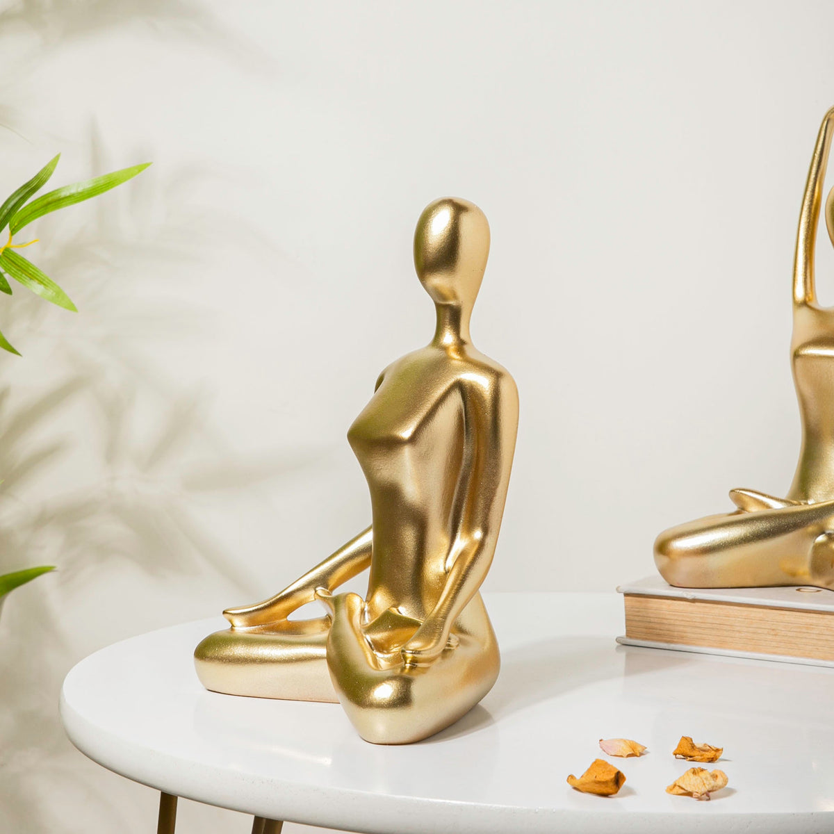 Gold Yoga Showpiece Meditation