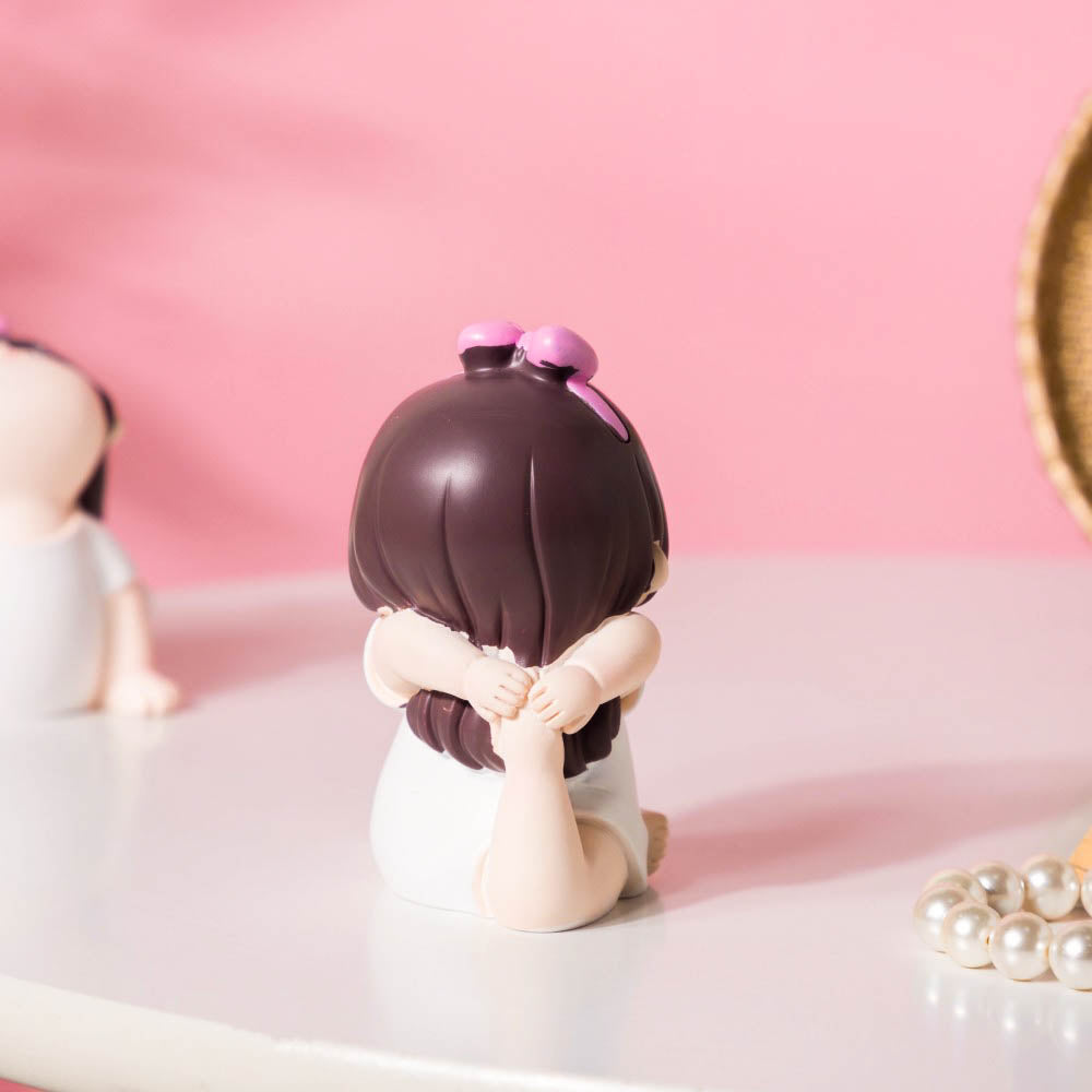 Adorable Yoga Girl Decor Showpiece