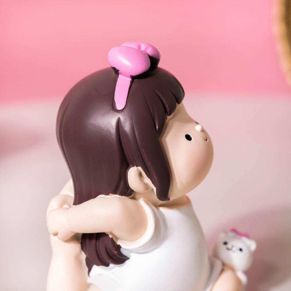 Adorable Yoga Girl Decor Showpiece