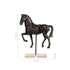Majestic Horse Trot Showpiece