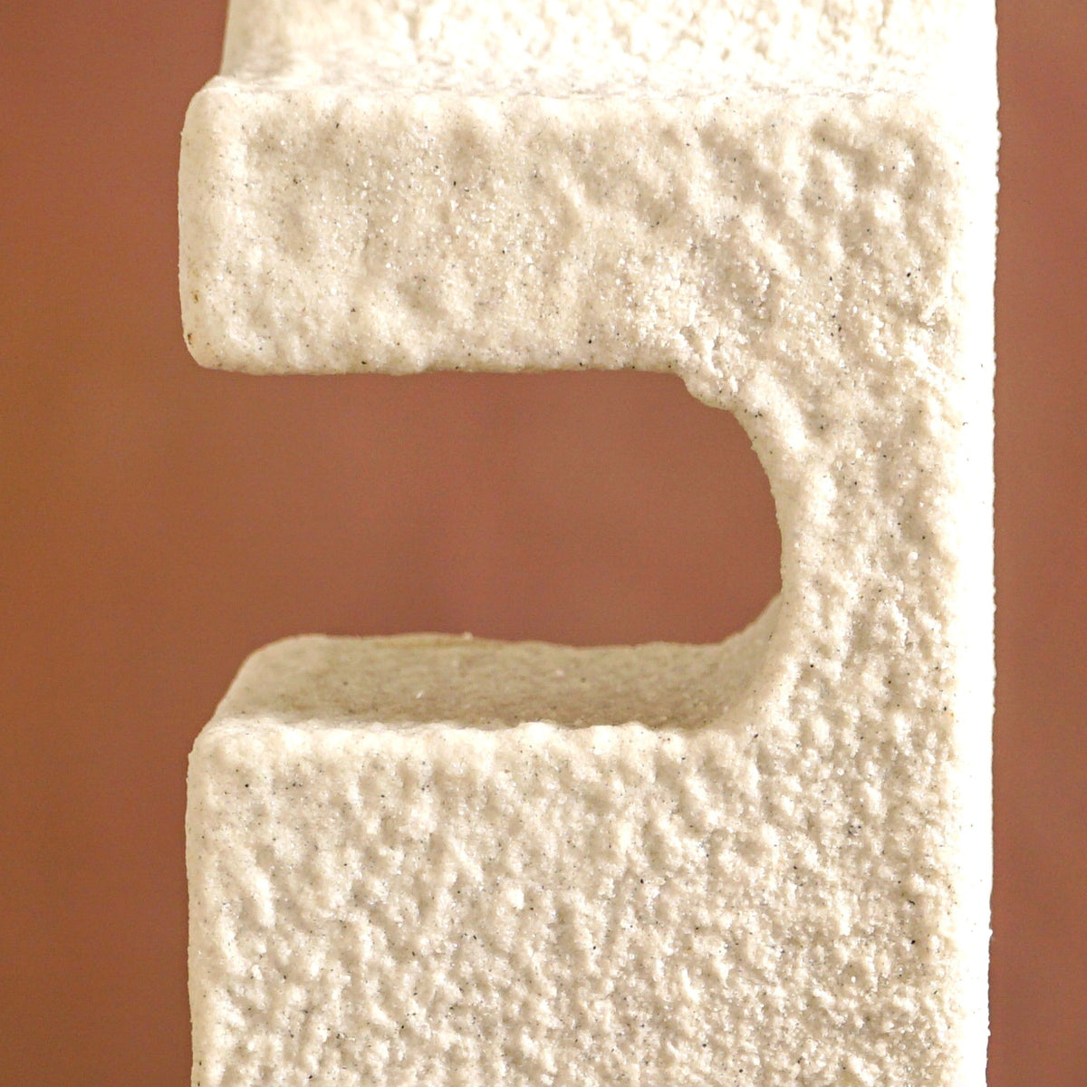 Modern Textured Geometric Statue Tall