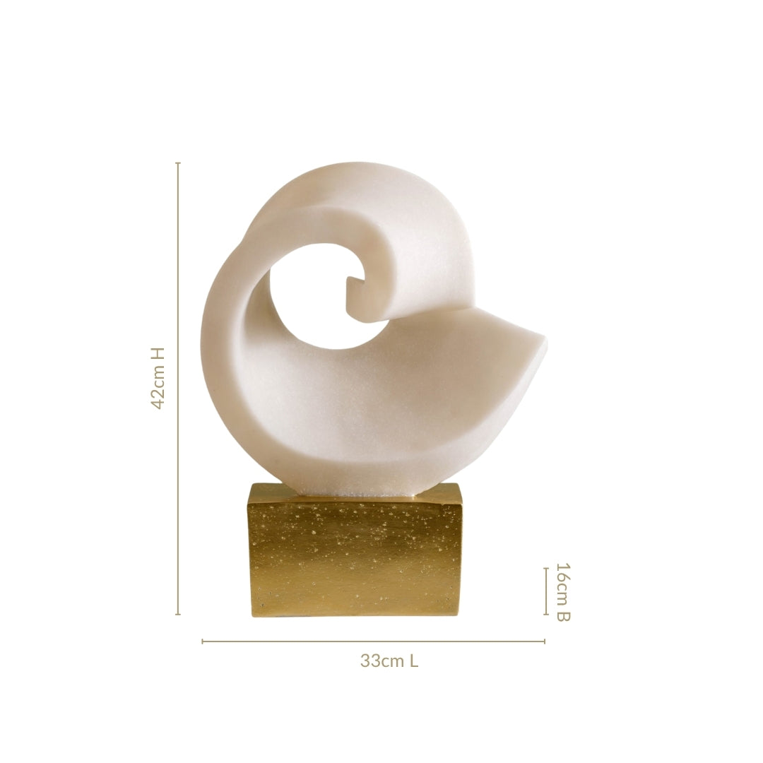 Ocean Wave Center Table Decor