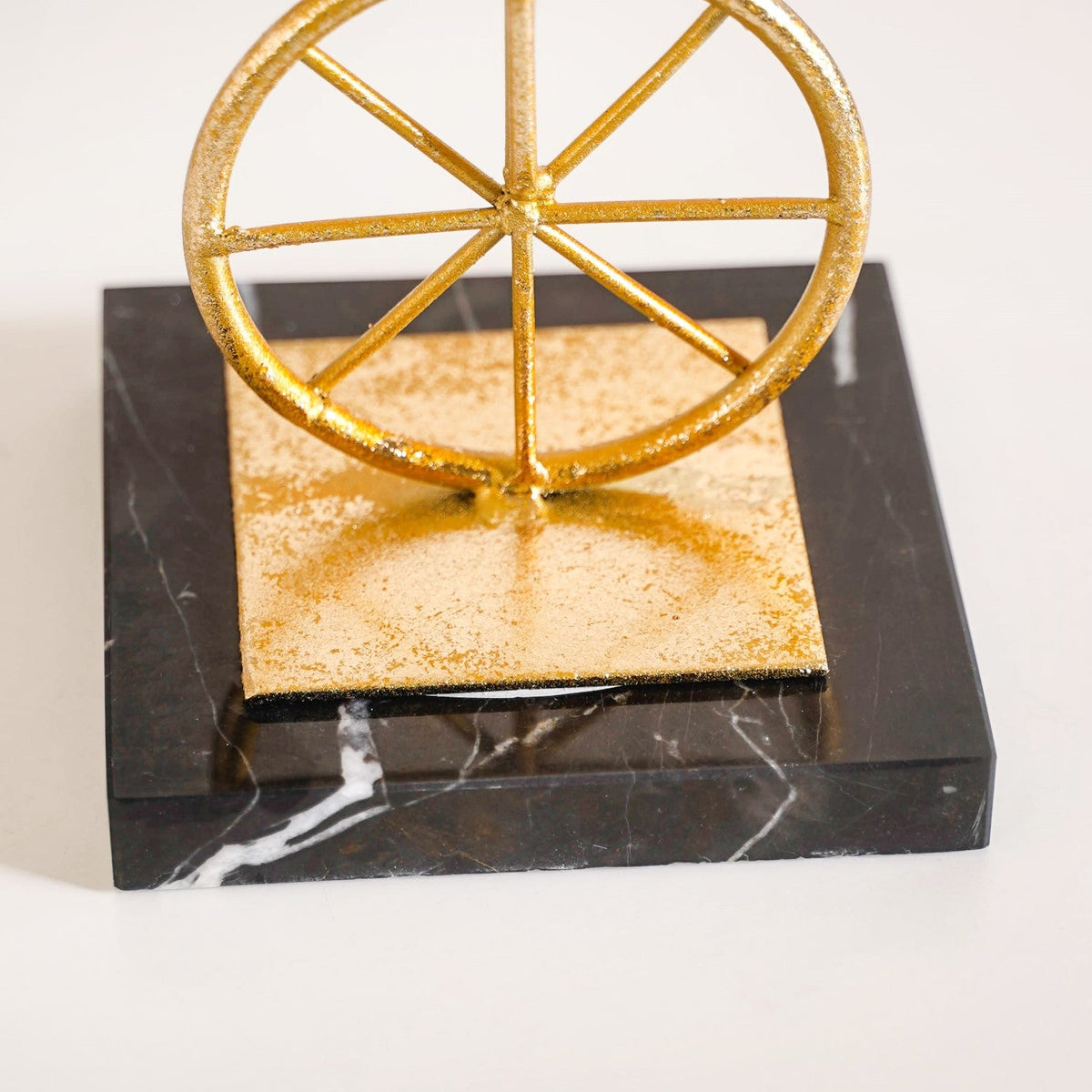 Premium Tabletop Unicycle Elephant Figurine