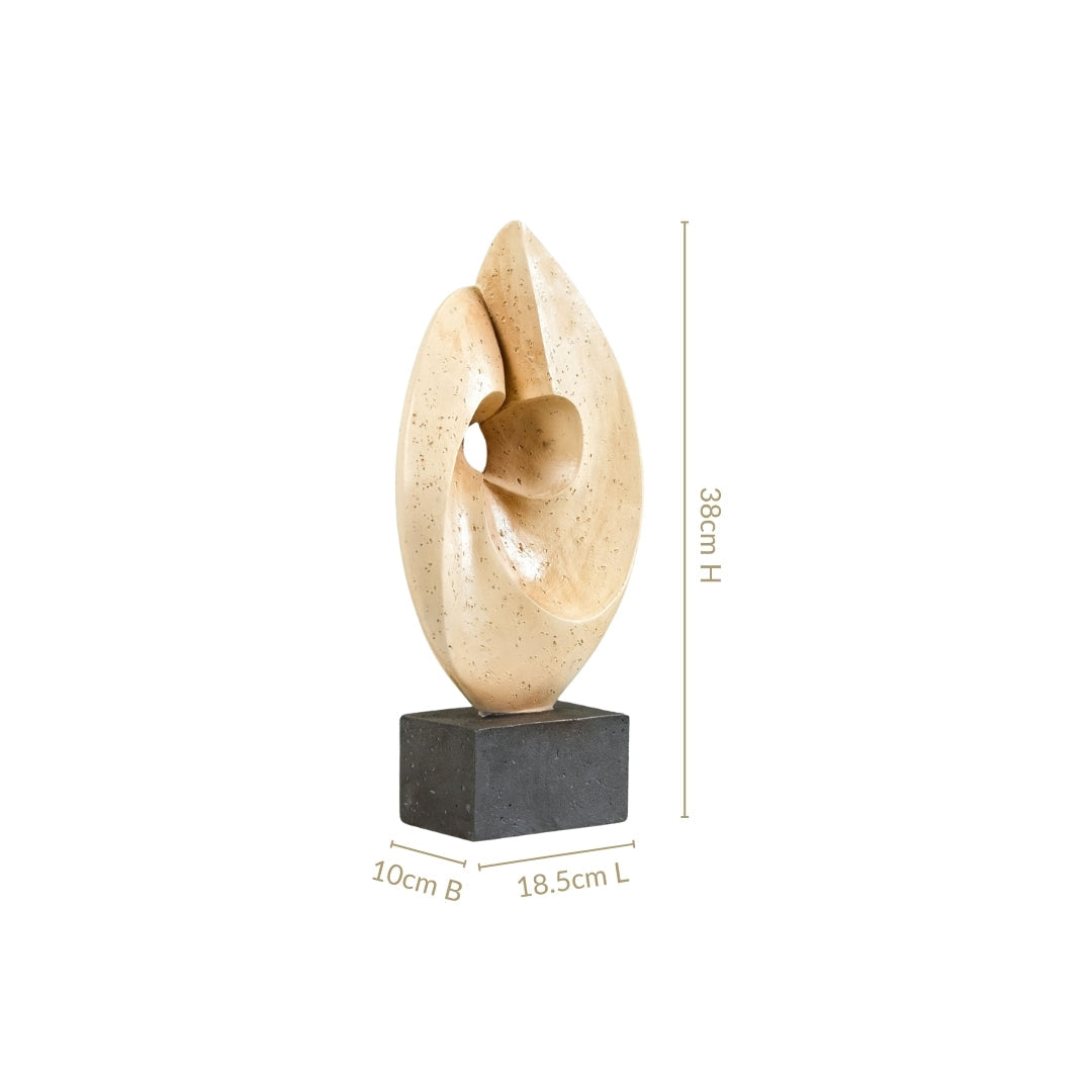 Sculptural Modern Tabletop Ornament Showpiece