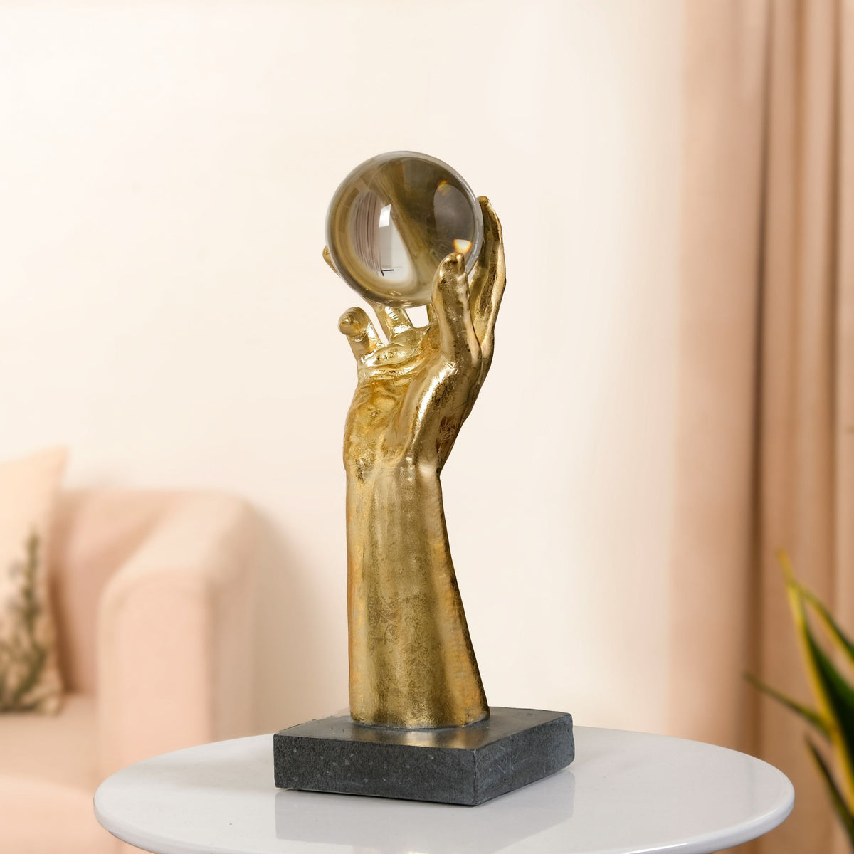Future In Your Hands Crystal Decor Accent