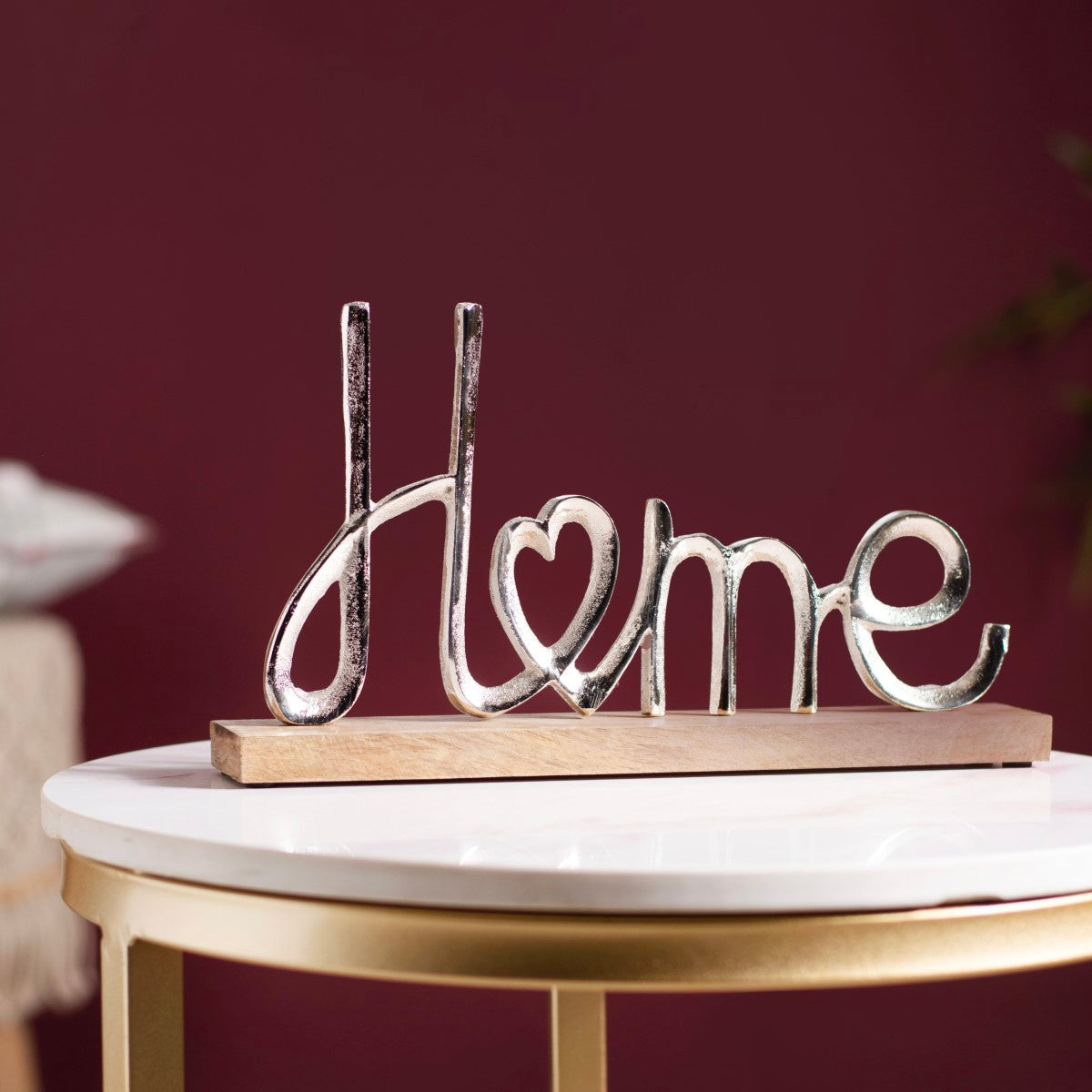Home Lettering Showpiece For Living Room Decor