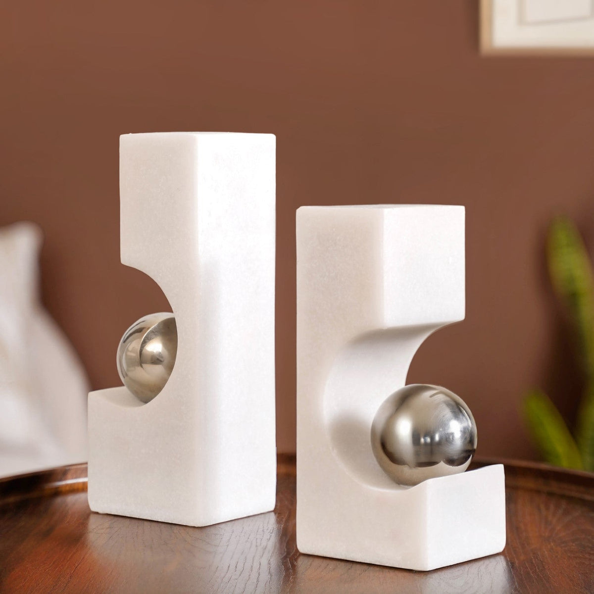 Equilibrium Decorative Bookend Sculpt Set