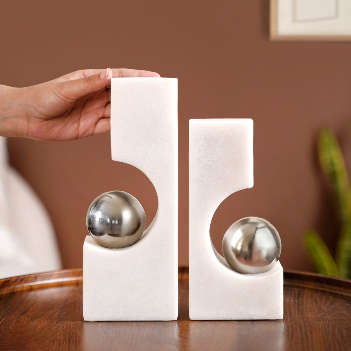 Equilibrium Decorative Bookend Sculpt Set