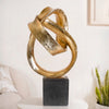 Golden Infinity Loop Art Large