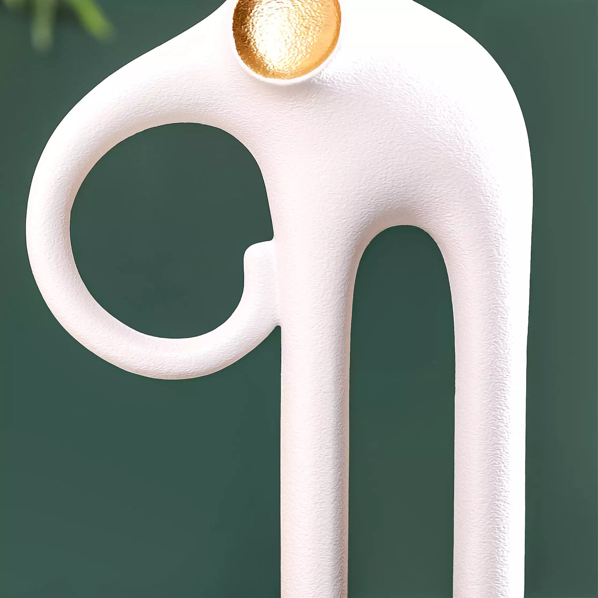 Modern Elephant Decor White