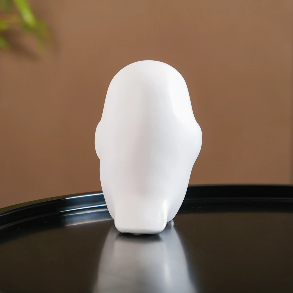 Minimalist Wise Owls Showpiece White Set Of 3