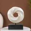 Vortex Art Decor Showpiece White
