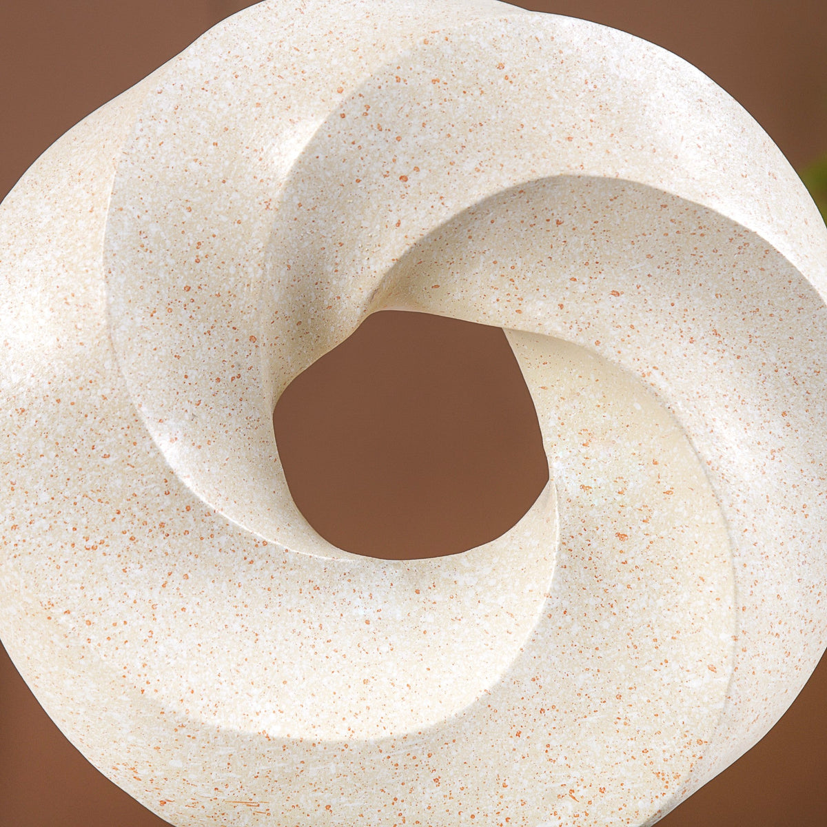 Vortex Art Decor Showpiece White
